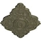 Ekena Millwork Ashford Ceiling Medallion, Hand-Painted Painted Turtle, 42 3/4"W x 28 7/8"H x 1"P CM42X28ASPTF - alternate 2